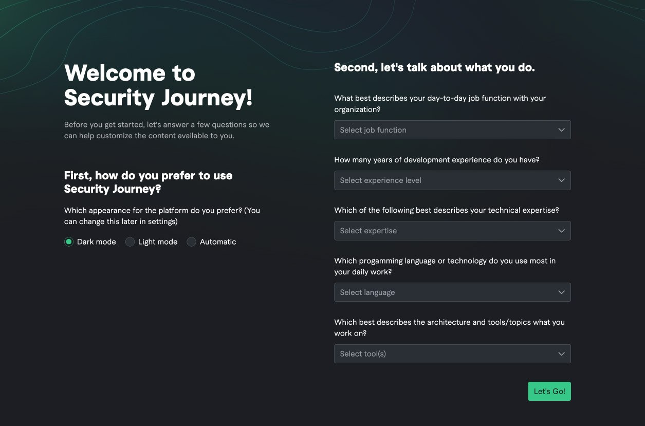 Security Journey Developer Insights Intro