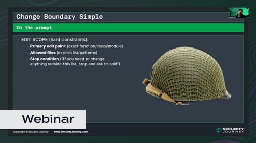 Security Journey Vibe Coding Webinar