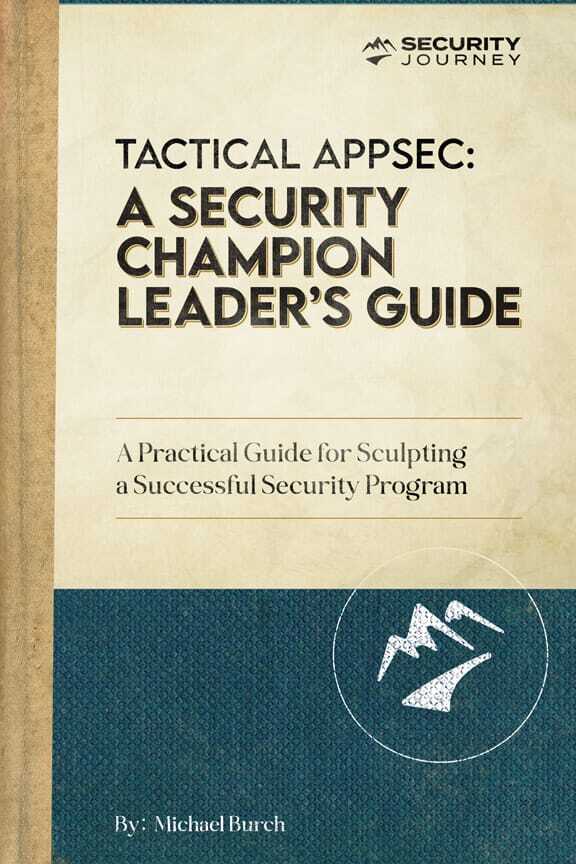 Security Journey Security Champion Leader's Guide Cover