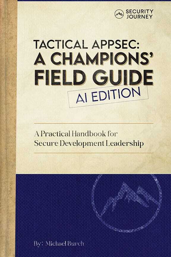 Security Journey Security Champions' Field Guide AI Cover