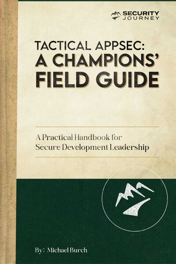 Security Journey Security Champions' Field Guide Cover